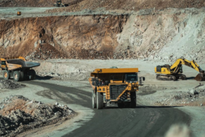 Copper and slag mining in the Borov Dol mine